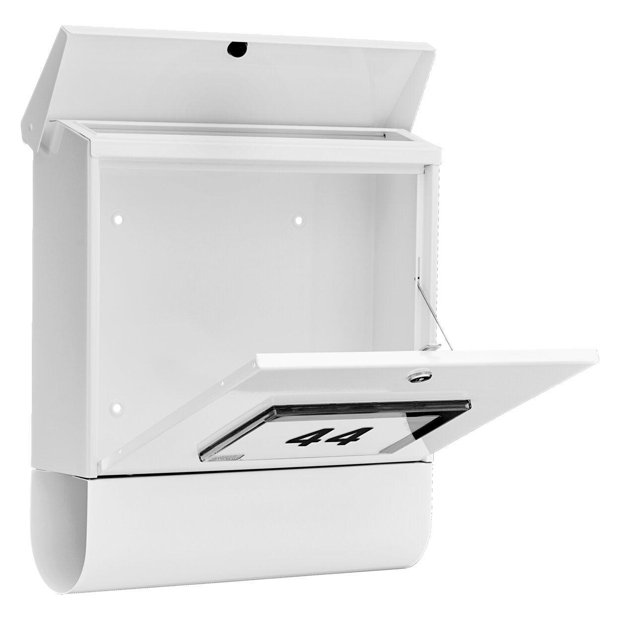 Burg Wächter Solar-Briefkasten-Set MALAGA 4400 Si (11.50 x 37.70 x 42 cm) (4400Si)
