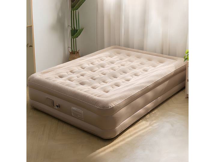 Matelas gonflable de Camping, pompe intégrée, tapis épais pour tente, lit, coussin de couchage, couverture de pique-nique, tapis d'air de voyage, équipement de Camping