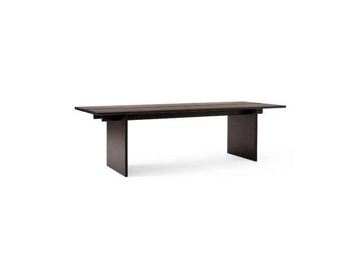 &Tradition Ita OS2 Esstisch mit Kabelmanagement 95x260 cm Dark stained oak