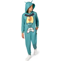 OppoSuits SpongeBob – Plankton Onesie für Kinder (134, 140, 146, 152)
