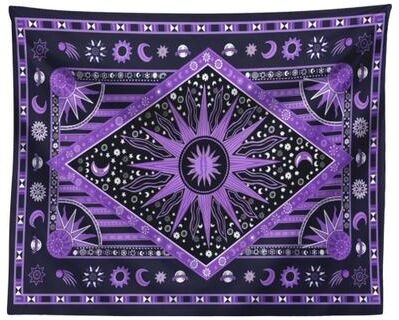 Uplift Picks Mandala Tarot Tapestry Bohemian Hippie Wall Hanging Decor 01 200x150 Cm