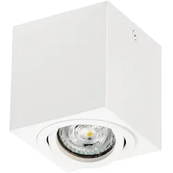 OSRAM Spot Surface Square GU10 Schwenkbarer Deckenstrahler in Weiß aus Metall