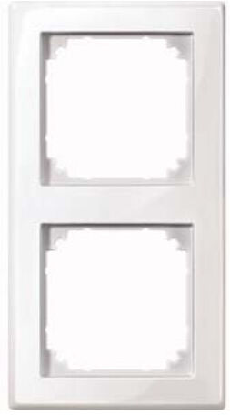 Merten Cadre 2f. avec interrupteur/poussoir horizontal/vertical 478219 (478219)