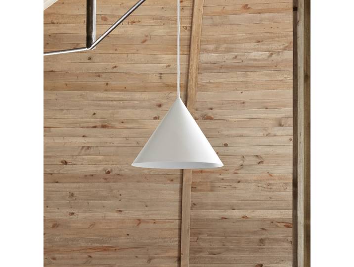Benjamin Suspension Ø30 Matt White - Frandsen - Salon / séjour - Design - Métal - À ampoule unique