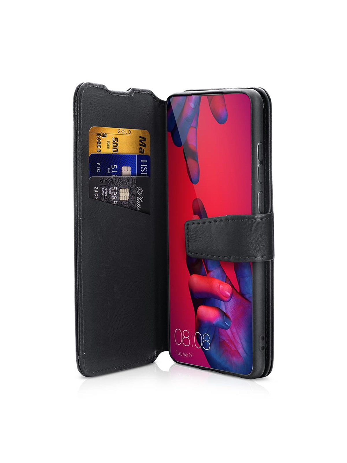 ITSKINS BOOK cover for Huawei P30. Black