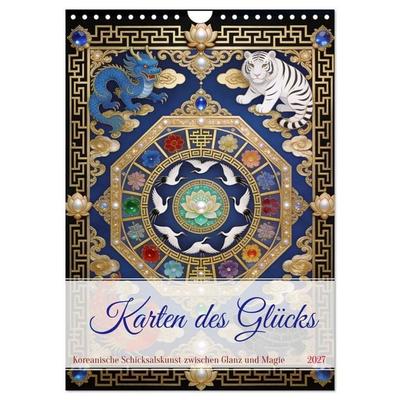 Karten des Glücks (Wandkalender 2027 DIN A4 hoch), CALVENDO Monatskalender
