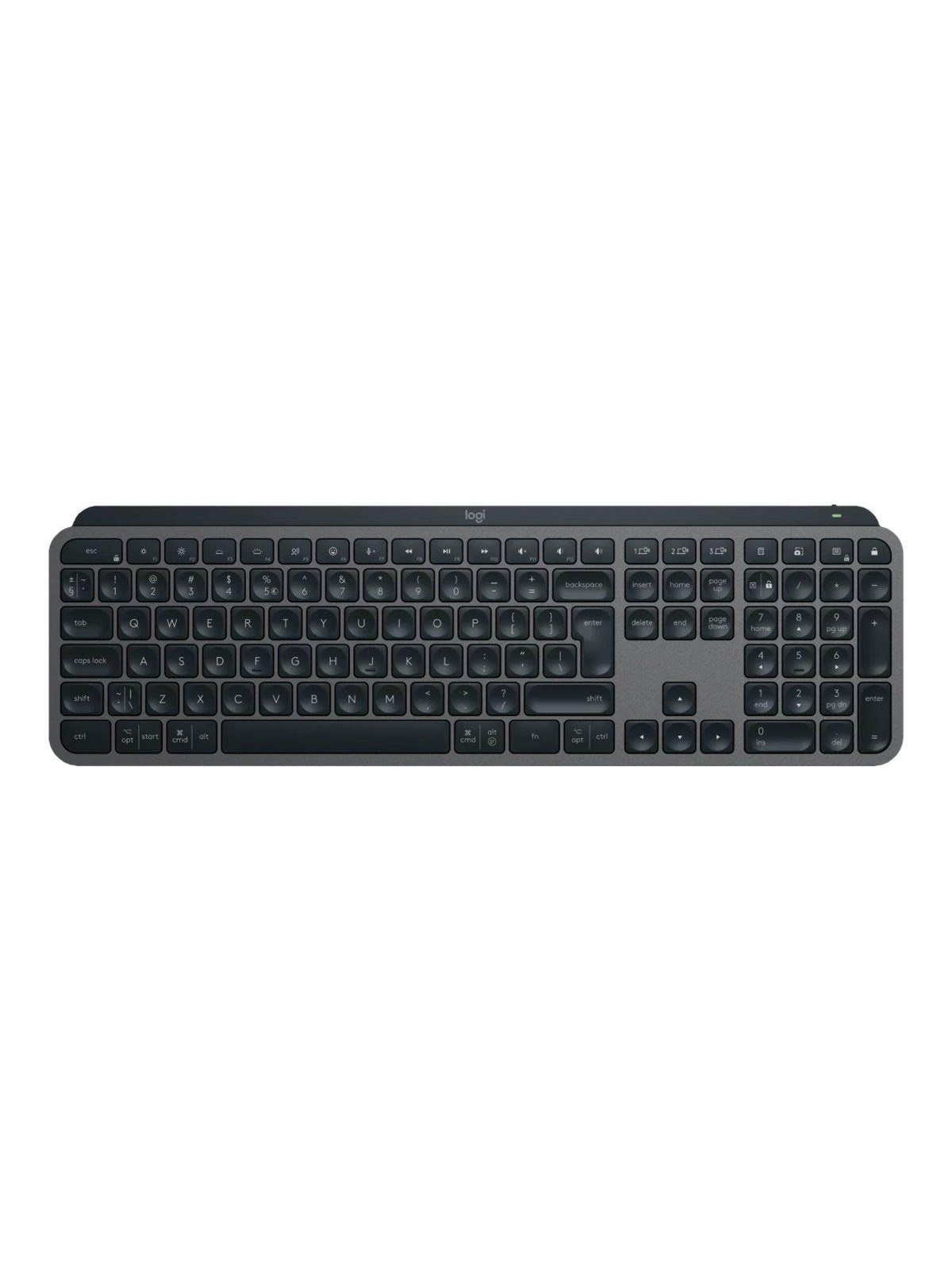 Logitech MX Keys S Graphite - DE - Tastatur - Deutsch - Schwarz