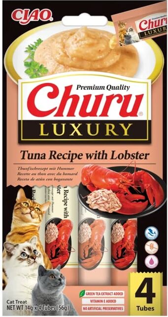 Churu Luxury Atún con Bogavante 12 uds. de 4 uds