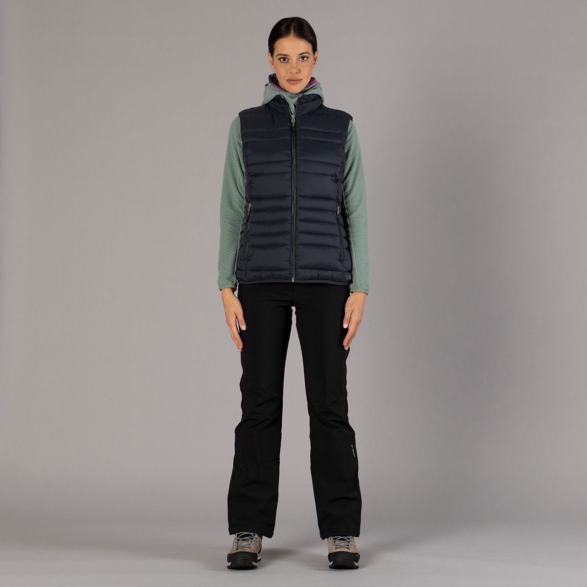 CMP Woman Pant With Inner Gaiter nero (U901) 48 3A14156-U901-48