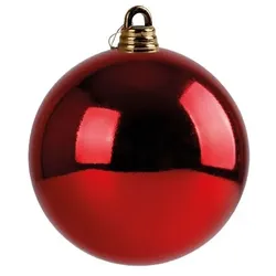 Lex Christbaumkugel Rot Weihnachtskugel ⌀ 30 cm Baumschmuck Deko-Kugel glänzend : Rot : ⌀ 30 cm
