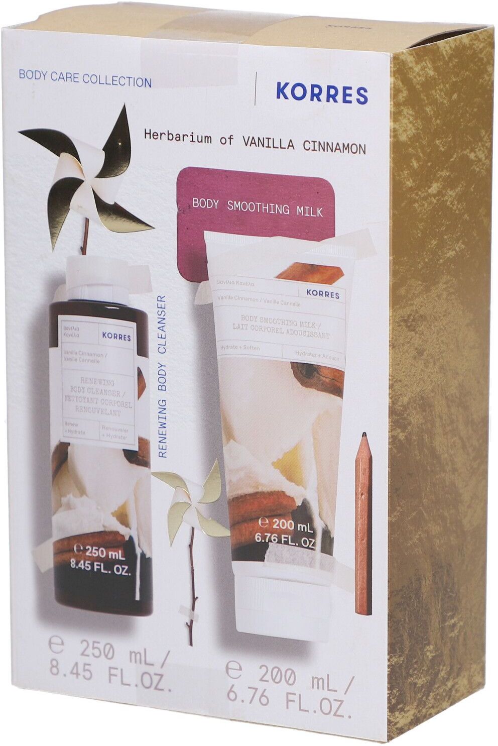 Korres Kg Set Vanilla Cin. Sgel 250ml&Bmlk 200ml 250+200 ml