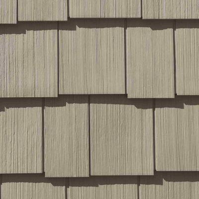 CertainTeed Cedar Impressions Perfection Double 7 Inch Staggered Shingle Siding (1/2 Square) 3G Natural Clay