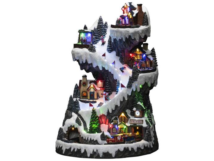 Stimmungsleuchter, bunt, Weihnachten, 40x58.5x41.5 cm, Lampen & Leuchten, Innenbeleuchtung, Dekoleuchten, Dekoleuchten