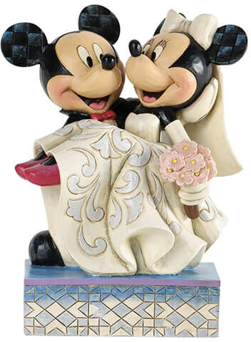 Disney Traditions by Jim Shore Congratulations Mickey and Minnie Mouse Figurine