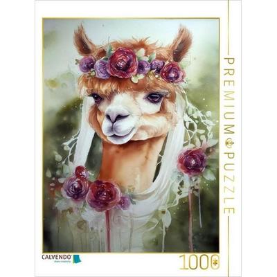 CALVENDO Puzzle Alpaka-Braut | 1000 Teile Lege-Größe 64x48cm Foto-Puzzle für glückliche Stunden, Sonstige von , Calvendo Puzzle
