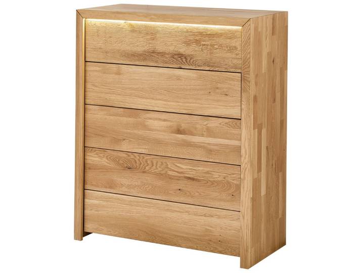 Home affaire Schubkastenkommode Ambroise, Breite 88cm, inkl. LED-Beleuchtung