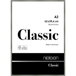 Nielsen Aluminium-Bilderrahmen Classic  42,0 x 59,4 (A2) / Platin