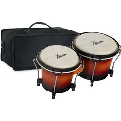 XDrum Bongos Club Vintage Sunburst Set inkl. Bongotasche