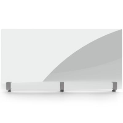 Magnetoplan Hygieand Thekenaufsteller mit Klammern - 120x60cm - Transparent - Acryl