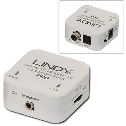 Lindy Audio Converter Pro (Digital -> Analog), Audio Adapter, Weiss