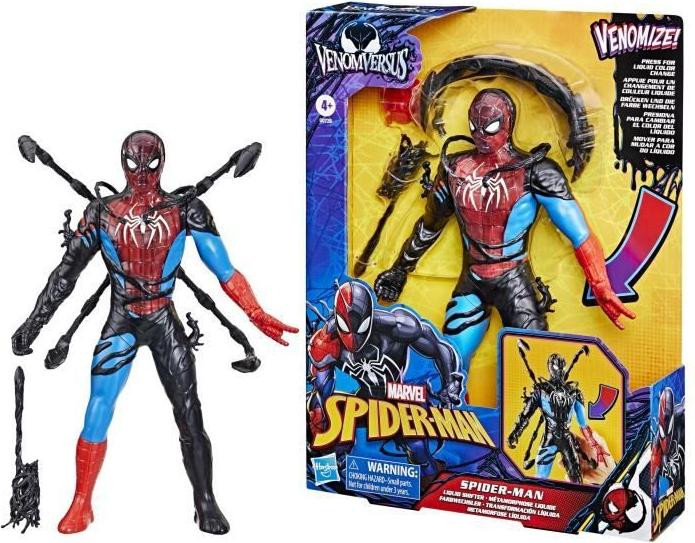 Hasbro Marvel Spider-Man figuur Liquid Metamorphosis editie met accessoires, 28 cm