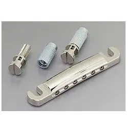 G-Gotoh Gotoh GE-101A Stop Tailpiece nickel, Zubehör Instrumente, Silber