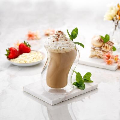 JoyJolt Pila Double Walled Espresso Glass Cups - 3 oz - Set of 2