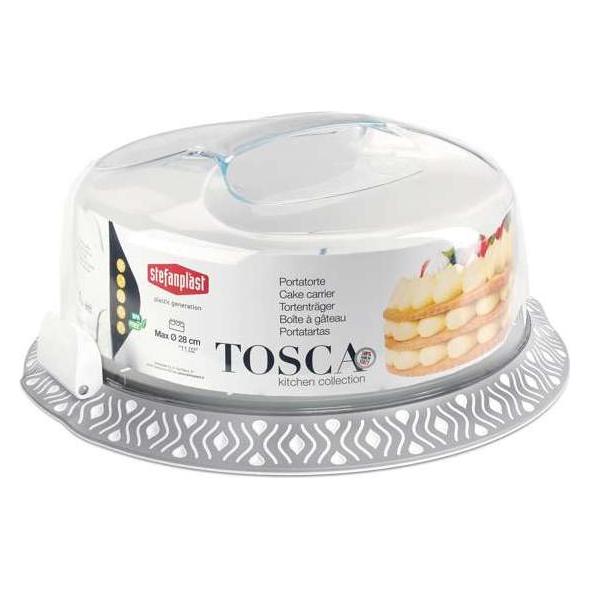 Kerbl Stefanplast Tosca Tortenständer mit Deckel (001078646)