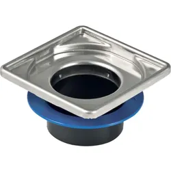 Geberit CleanPoint Aufsatz mit Rostträger f. Duschbodenablauf, 8 x 8cm