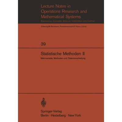 Statistische Methoden II, Taschenbuch von , Springer Berlin, 978-3-540-04962-3