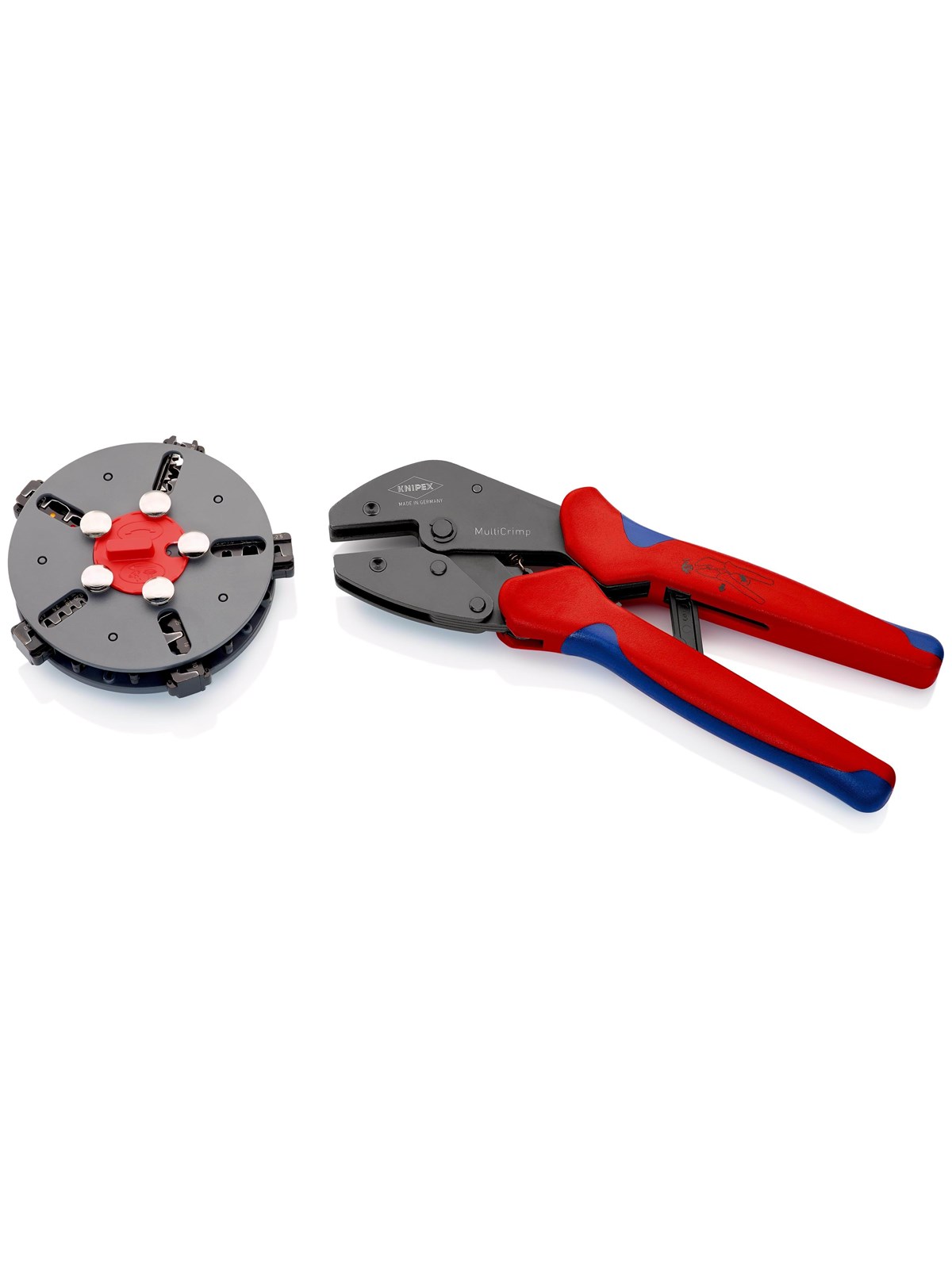 KNIPEX MultiCrimp, Crimpzangen mit Wechselmagazin
