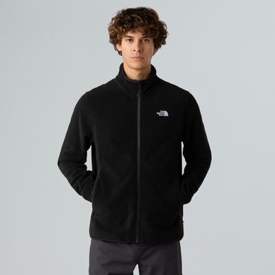 Fleecejacke THE NORTH FACE "M GLACIER FLEECE JACKET", Herren, Gr. XXL, schwarz (tnf schwarz), Fleece, Obermaterial: 100% Polyester, normal, Jacken Fleecejacke, für Outdoor-Aktivitäten, atmungsaktiv, wärmeisolierend, Topseller