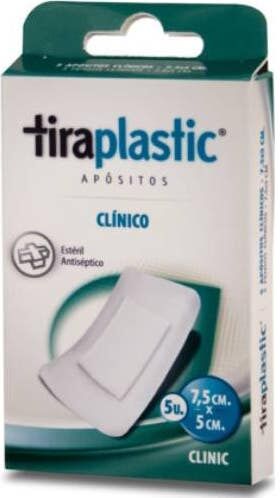 TIRAPLASTIC Apósito Resistentes al Agua 7.5x5 cm 5 uds