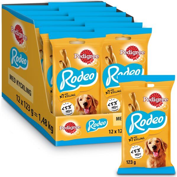 Pedigree Rodeo Tyggestænger, Kylling, 7 Stk.