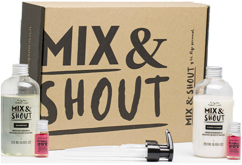 Mix & Shout Routine Bouclée Équilibrante Lot 4 pz