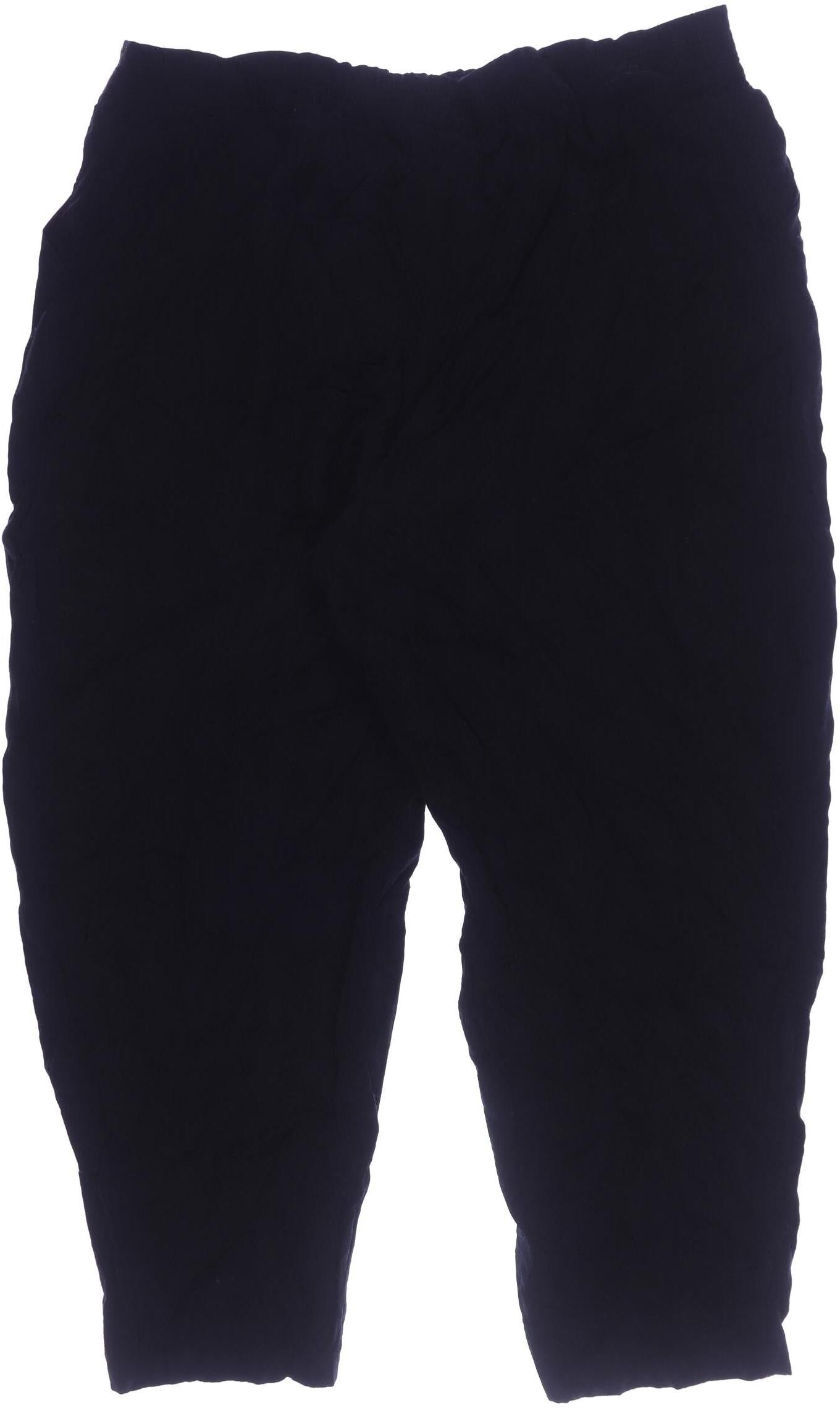 Ulla Popken Damen Stoffhose, Schwarz, Gr. W35, Viskose - Second Hand