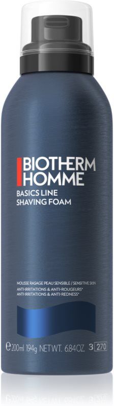 Biotherm Homme Basics Line Shaving Foam Rasierschaum für empfindliche Haut 200 ml