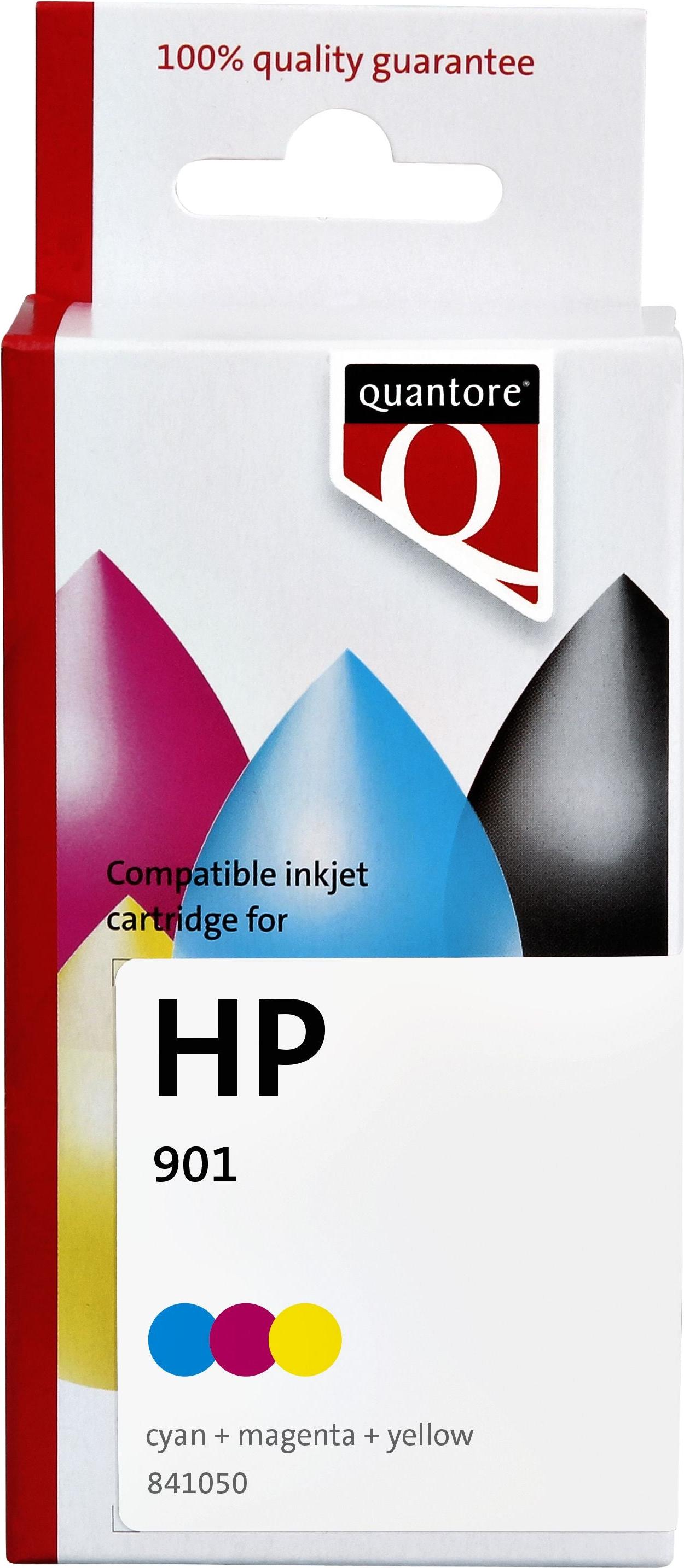 Quantore - Tintenpatronen-Alternative für CC656A 901 Farbe | 35 Stück