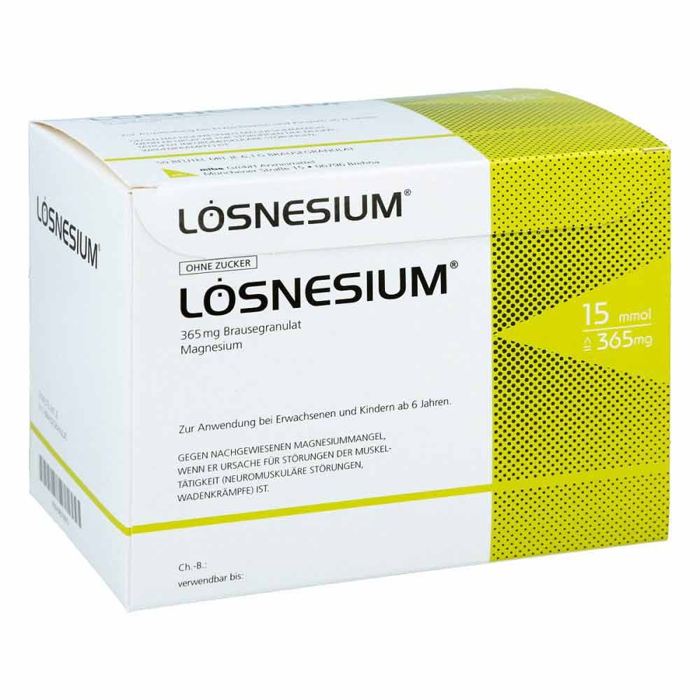 MIBE GmbH Arzneimittel Lösnesium Brausegranulat Beutel 04373910
