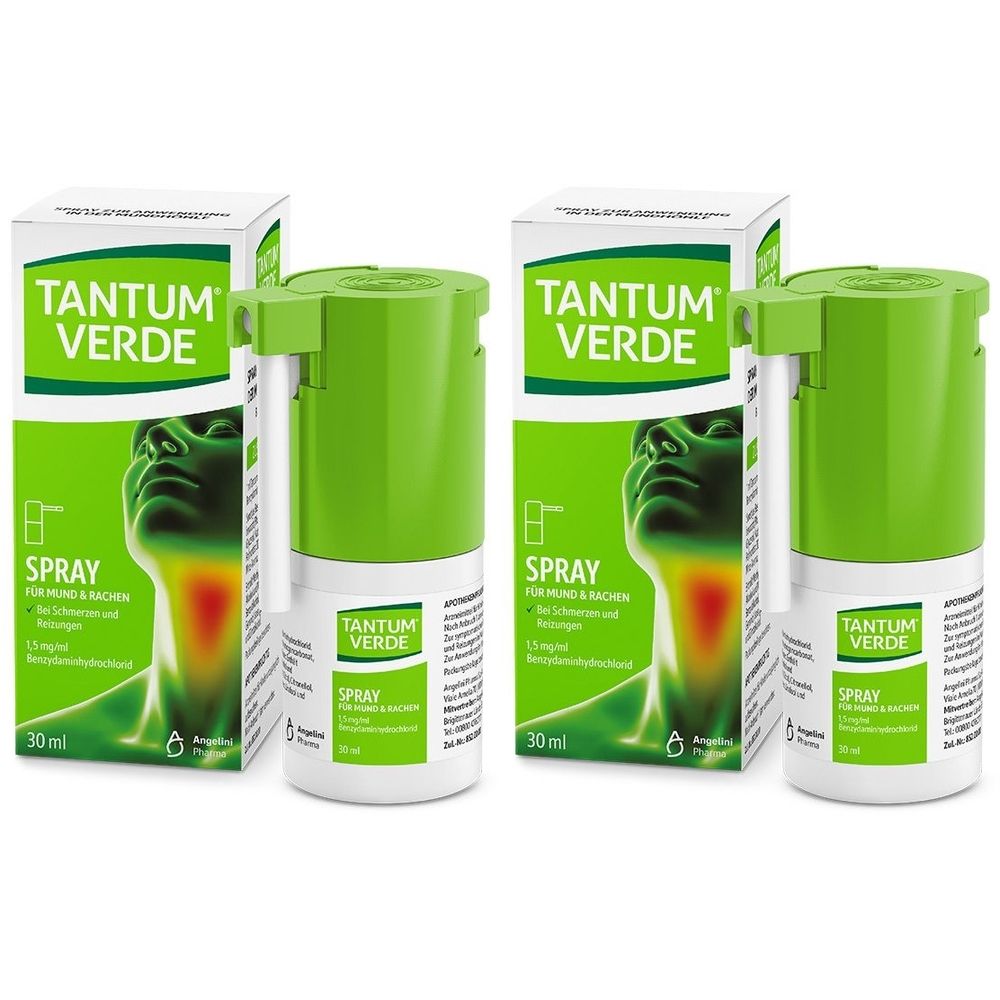Tantum Verde 1,5 mg/ml Spray z.Anwen.i.d.Mundhöhle 2x 2x30 ml
