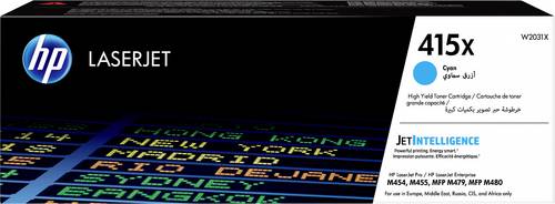 HP Toner 415X Original Cyan 6000 Seiten W2031X
