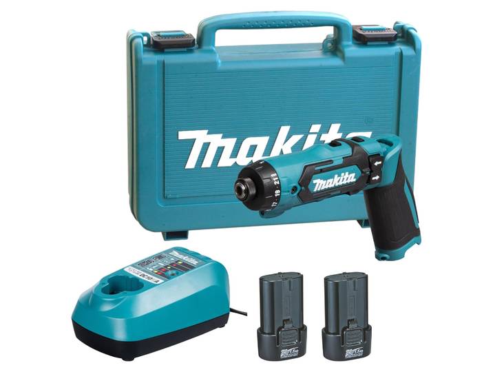 Makita DF012DSE Elektroschrauber/Schlagschrauber Schwarz\, Blau 650\, 200