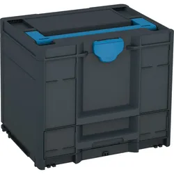 Tanos systainer3 Combi M 337 anthrazit (RAL 7016), Verschluss himmelblau (RAL 5015), Griff himmelblau (RAL 5015) - 83550048.159