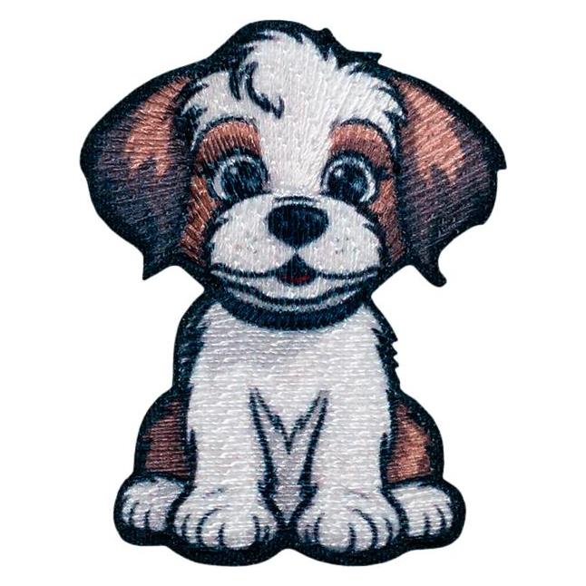 Mono Quick Hund weiss/braun (1 Stk., 5.10 x 4 cm) (06194)