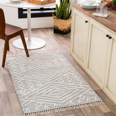 Livabliss Harris Handmade Cotton Boho Nomad Area Rug