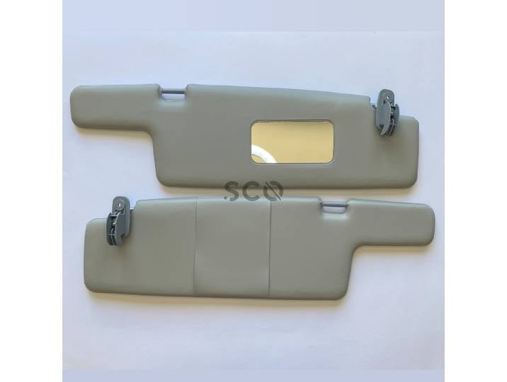 Sun Visor for Skoda Fabia 2001-2008 Left-Right Pieces Mirror Included Sun Protector for Fabia MK2 5J 6Y1857552Q After Market
