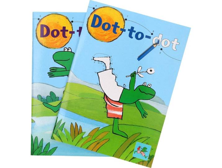 Kikker - Kleurboek dot-to-dot - Multi color