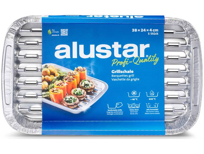 Alustar Grillschalen Profi 5 Stück