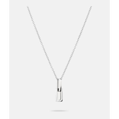Kette mit Anhänger LIEBESKIND BERLIN "Schmuck Geschenk Edelstahl Halskette Festive Mini Link", silber (silberfarben), Halsketten, Damen, Edelstahl, L: 45 B: 2mm, B:2mm