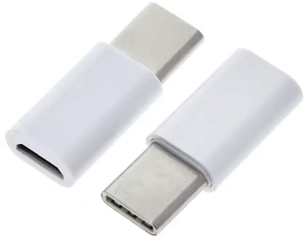 CHPN Micro USB naar USB-C adapter converter - 2 stuks